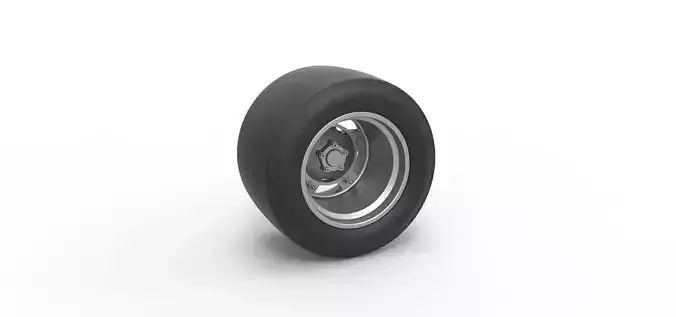 Wheel from Asphalt Modified stock car Scale 1 to 25 3D print model