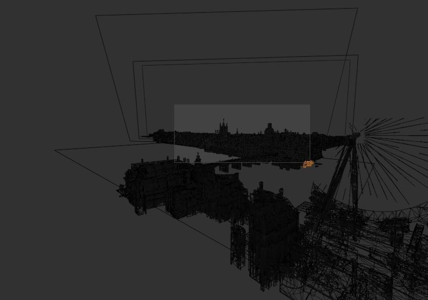 Big Ben London Low-poly 3D model_2