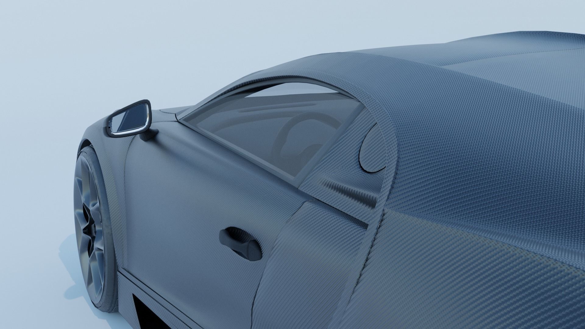 BUGATTI CHIRON CARBON FIBER 3D model_23