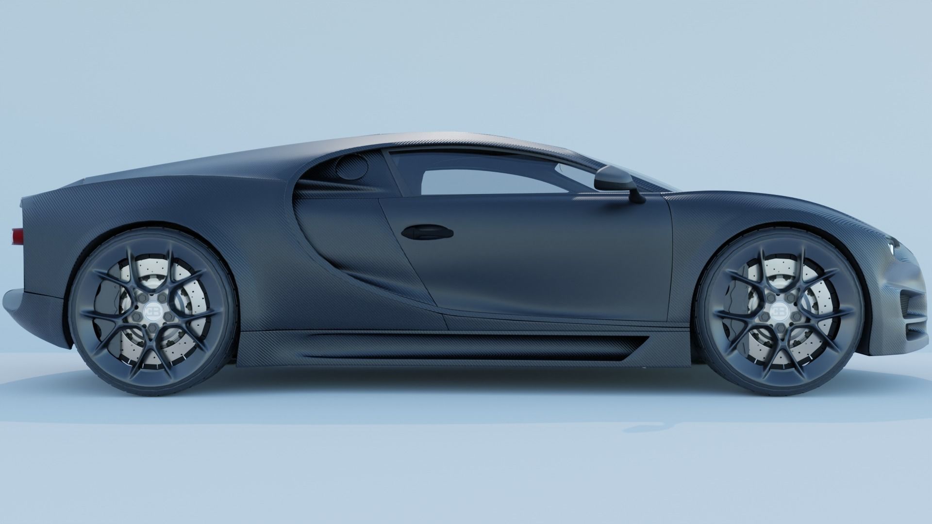 BUGATTI CHIRON CARBON FIBER 3D model_15