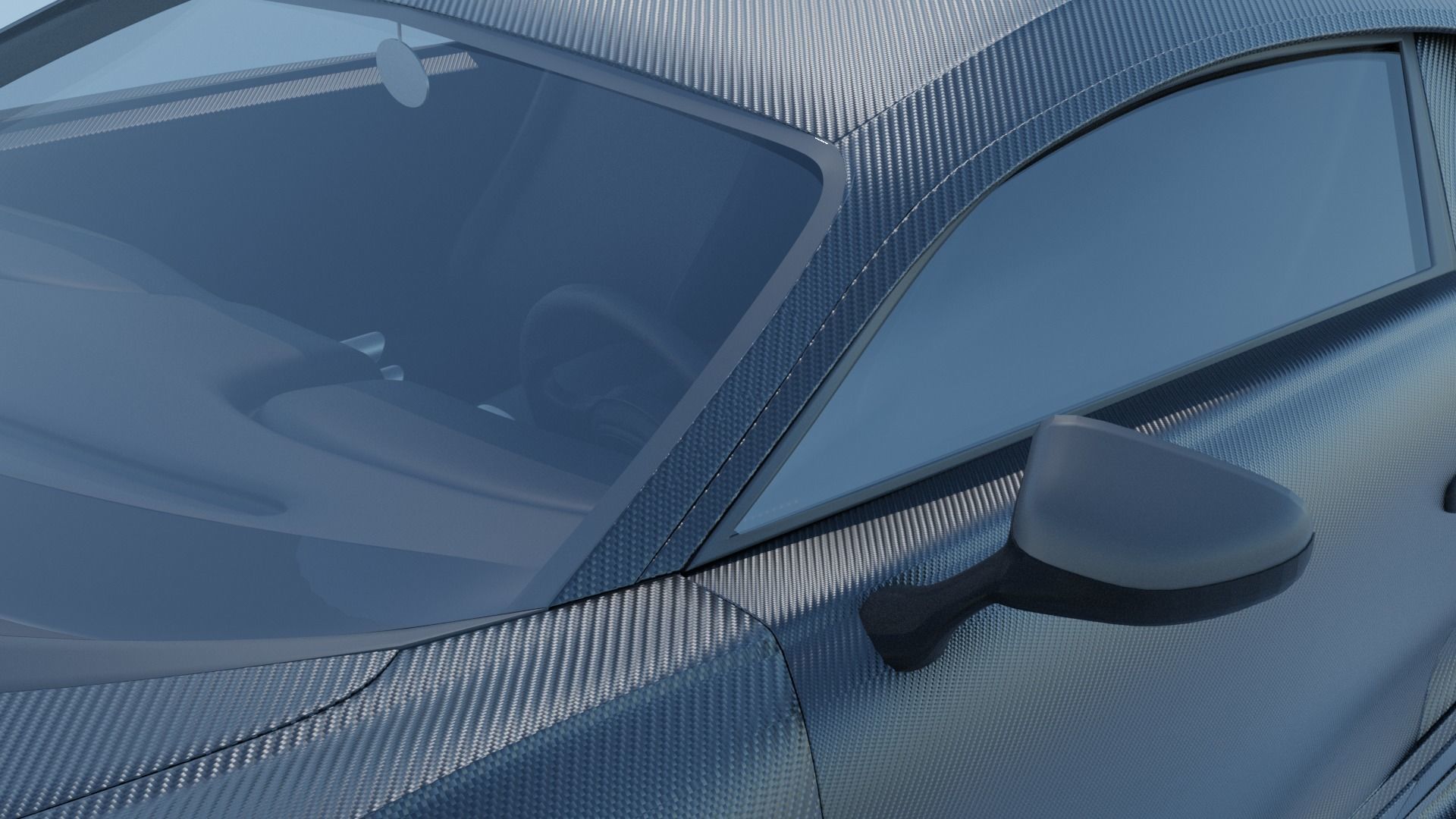 BUGATTI CHIRON CARBON FIBER 3D model_19