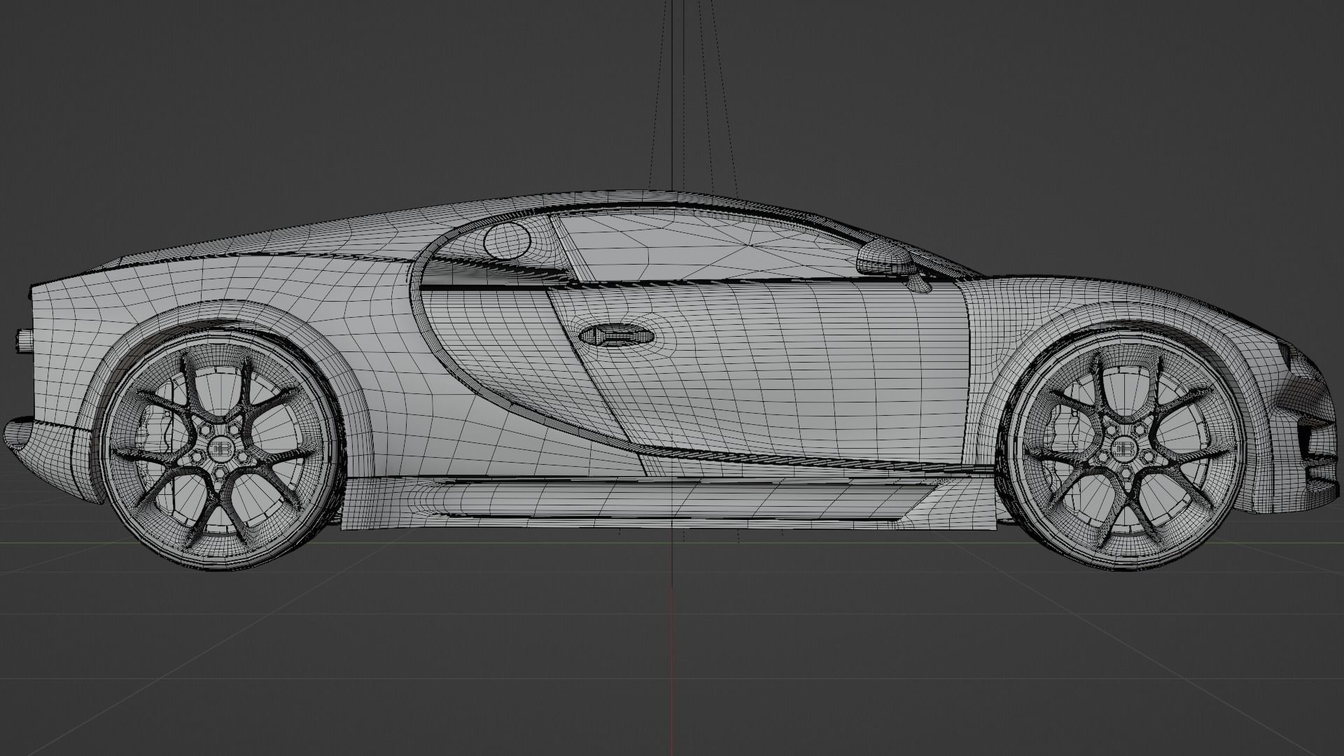 BUGATTI CHIRON CARBON FIBER 3D model_16