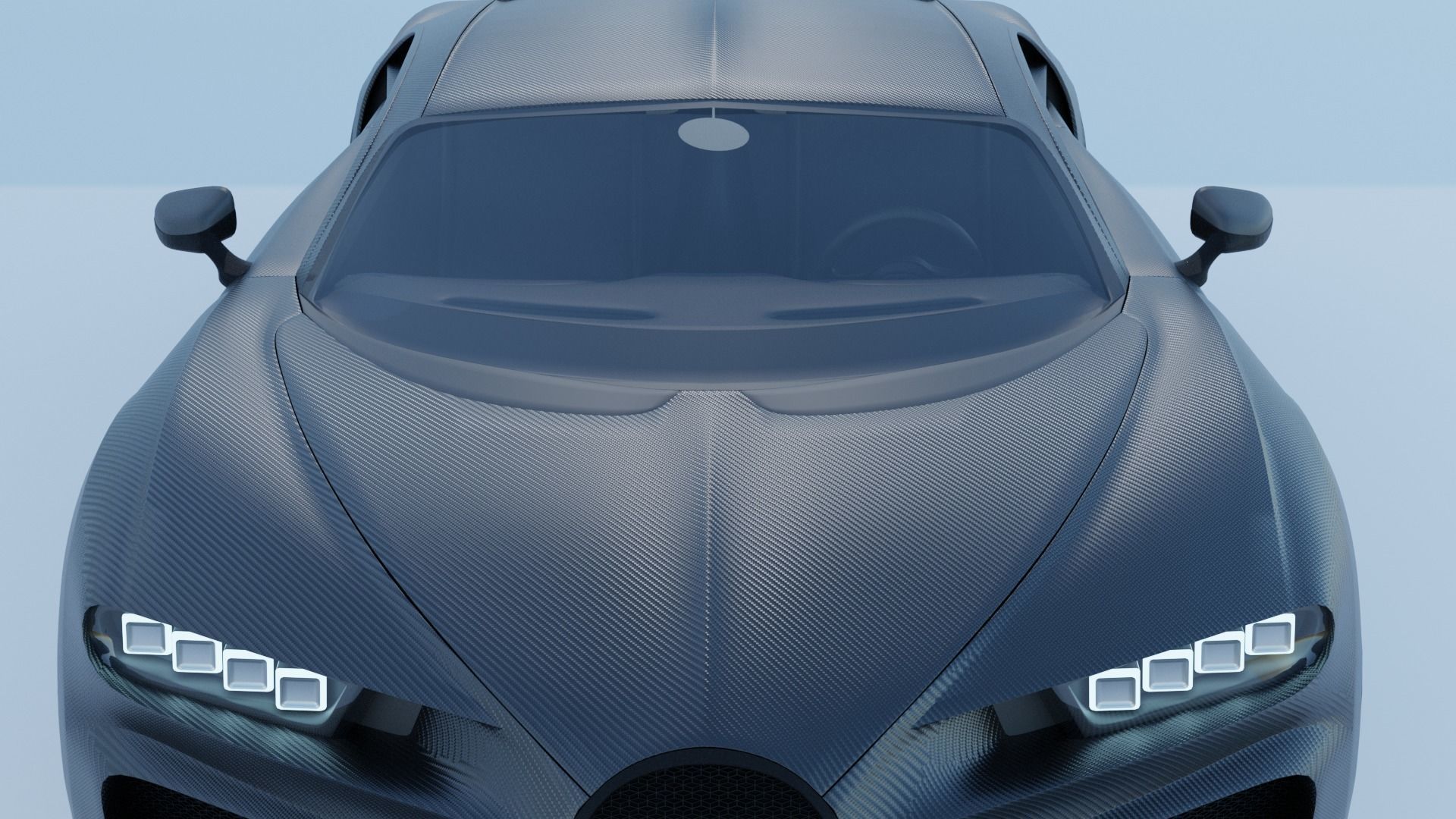 BUGATTI CHIRON CARBON FIBER 3D model_18