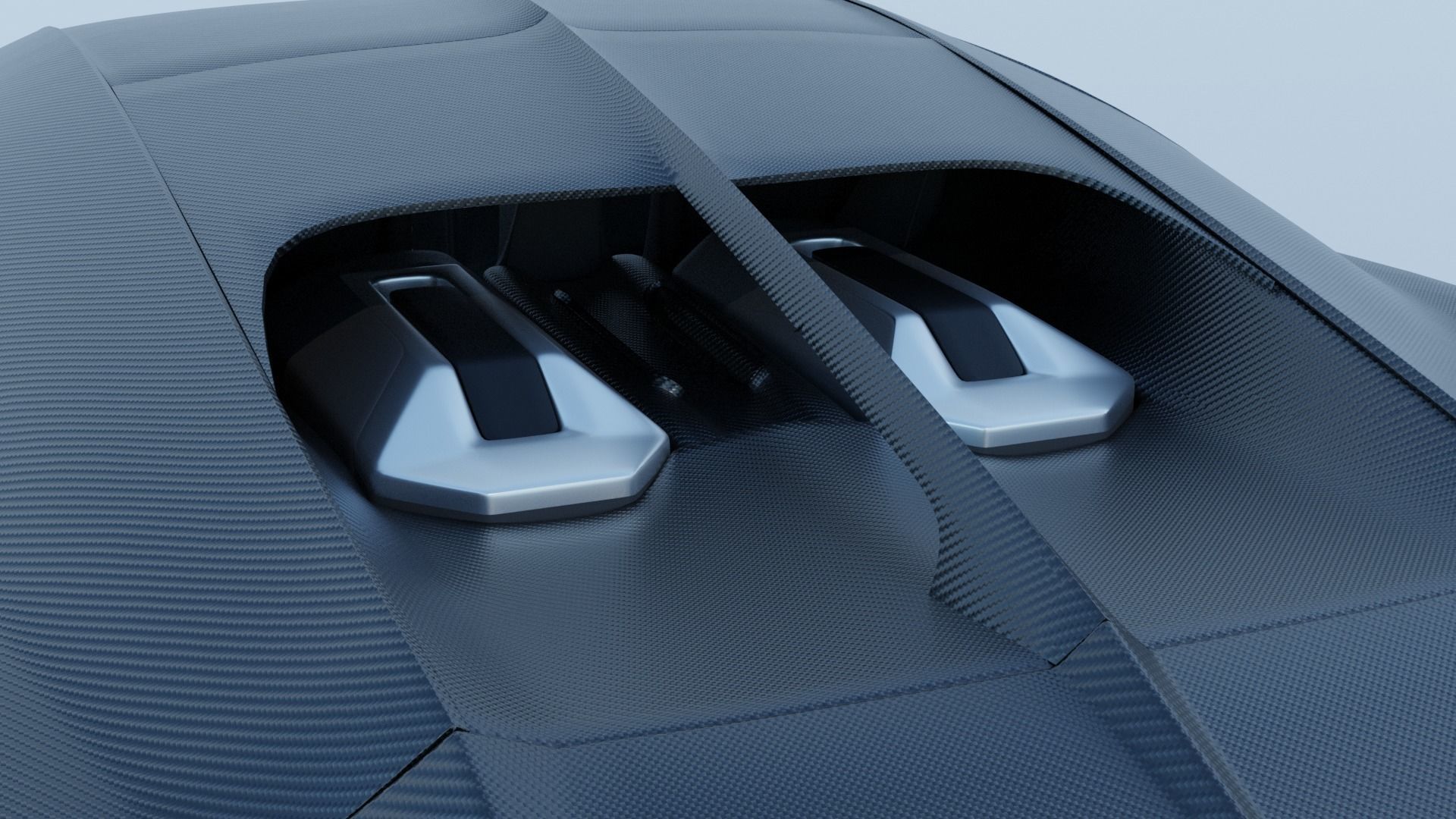 BUGATTI CHIRON CARBON FIBER 3D model_22