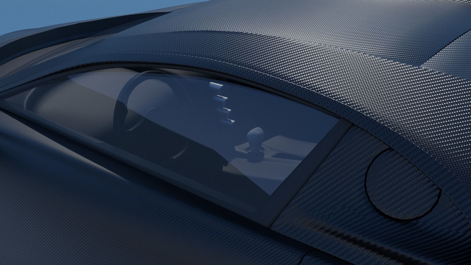 BUGATTI CHIRON CARBON FIBER 3D model_20