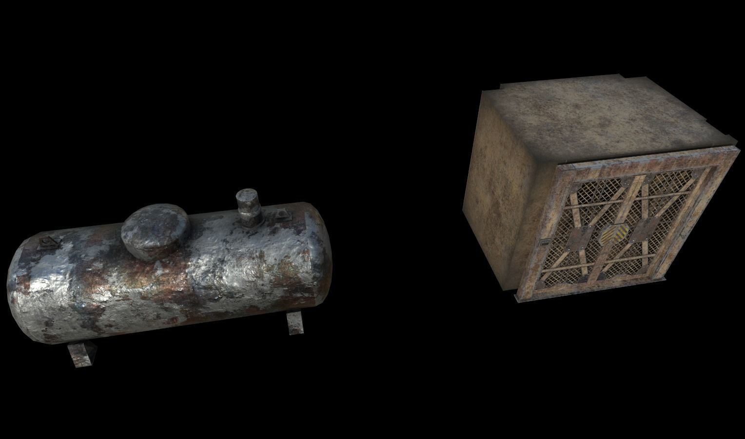 Industrial Props Pack 3 Low-poly 3D model_13