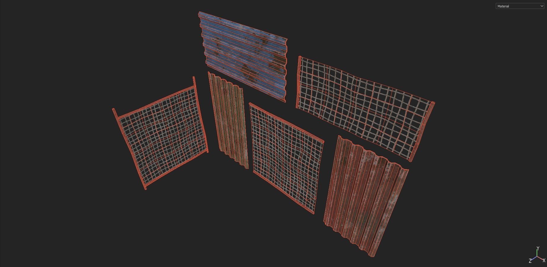 Industrial Props Pack 3 Low-poly 3D model_6