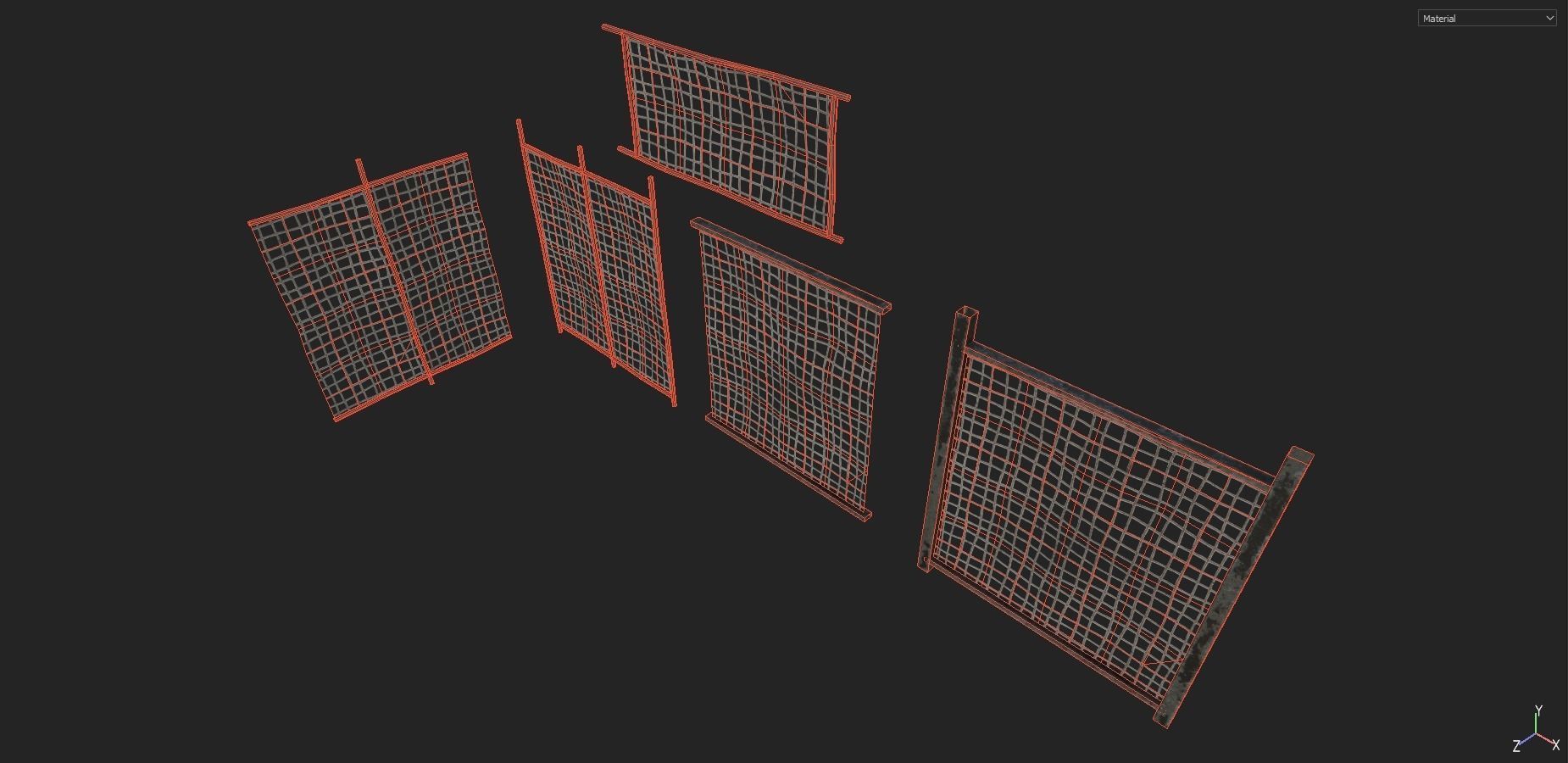 Industrial Props Pack 3 Low-poly 3D model_8