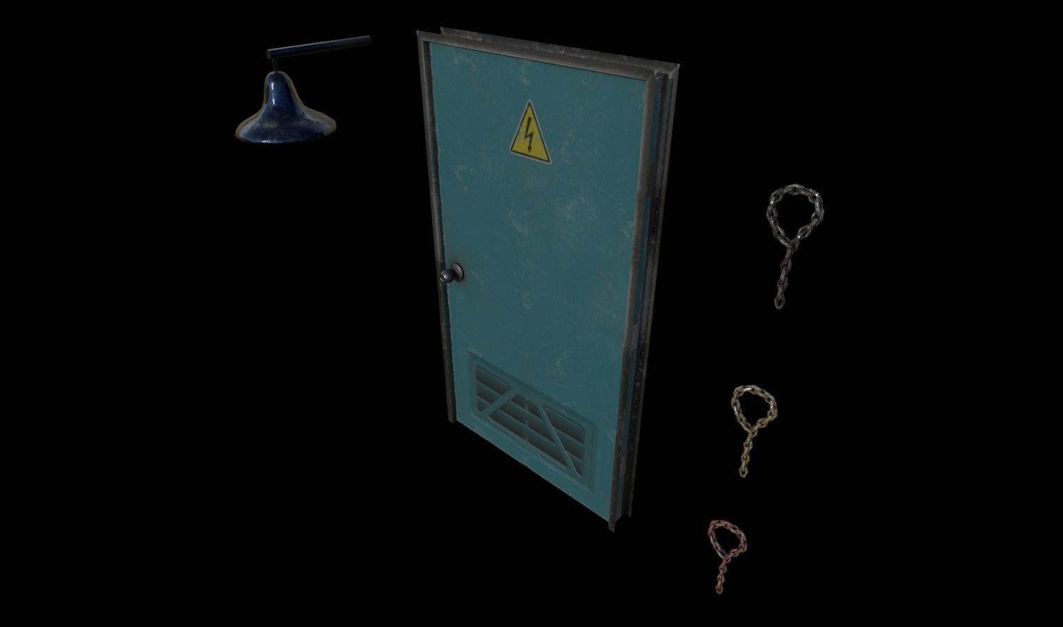 Industrial Props Pack 3 Low-poly 3D model_23