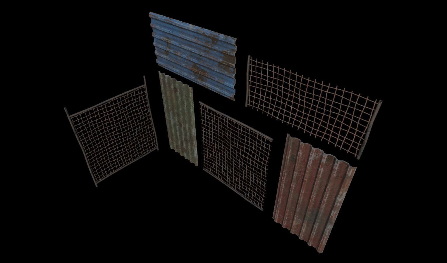 Industrial Props Pack 3 Low-poly 3D model_5