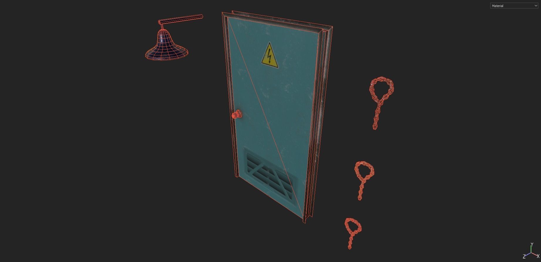 Industrial Props Pack 3 Low-poly 3D model_24