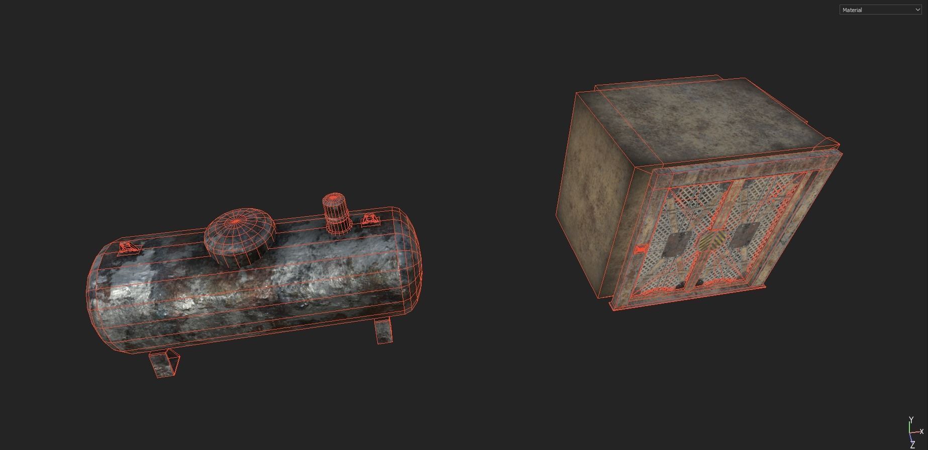 Industrial Props Pack 3 Low-poly 3D model_14