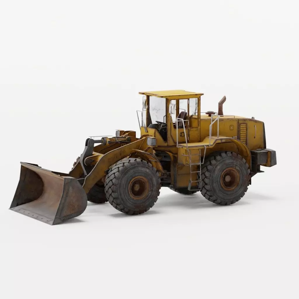 bulldozers 3D model_0