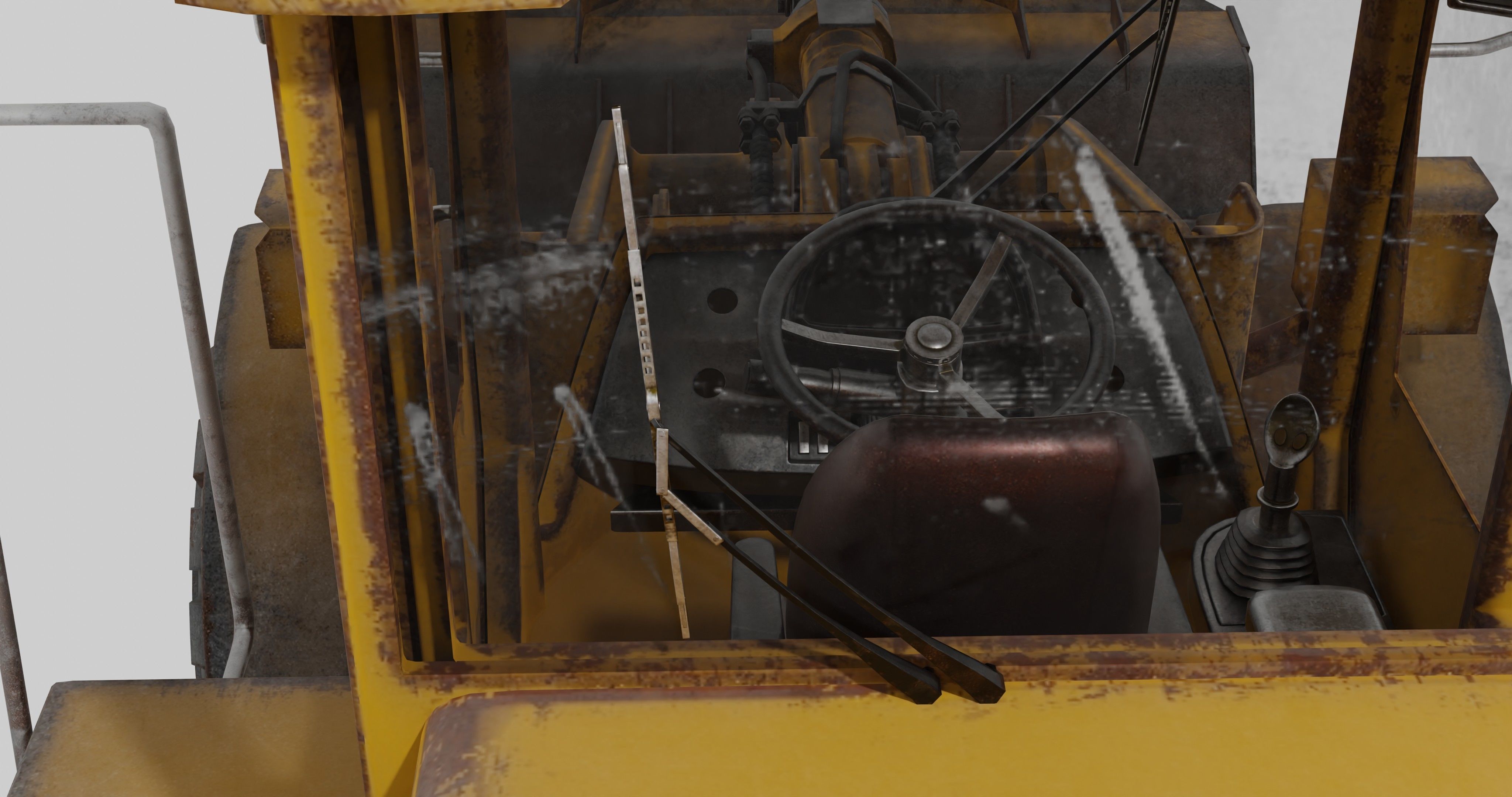 bulldozers 3D model_15