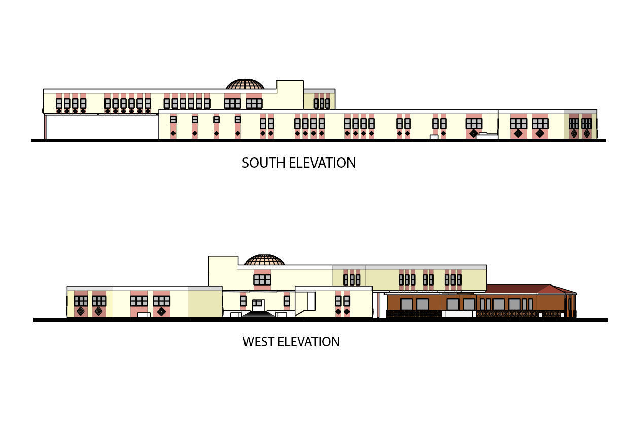 Cultural Building 3D model_10