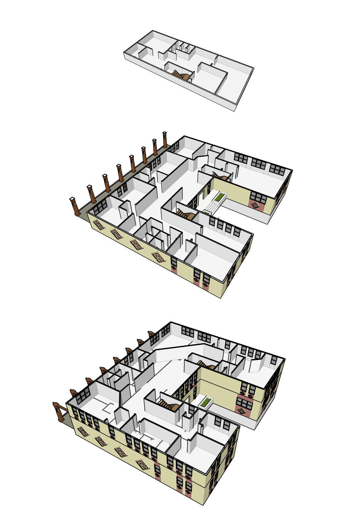 Cultural Building 3D model_8