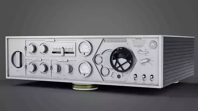HiFi Rose RA180 Integrated Amplifier Low-poly 3D model