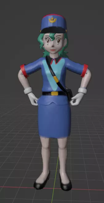officer jenny jotho 3D print model