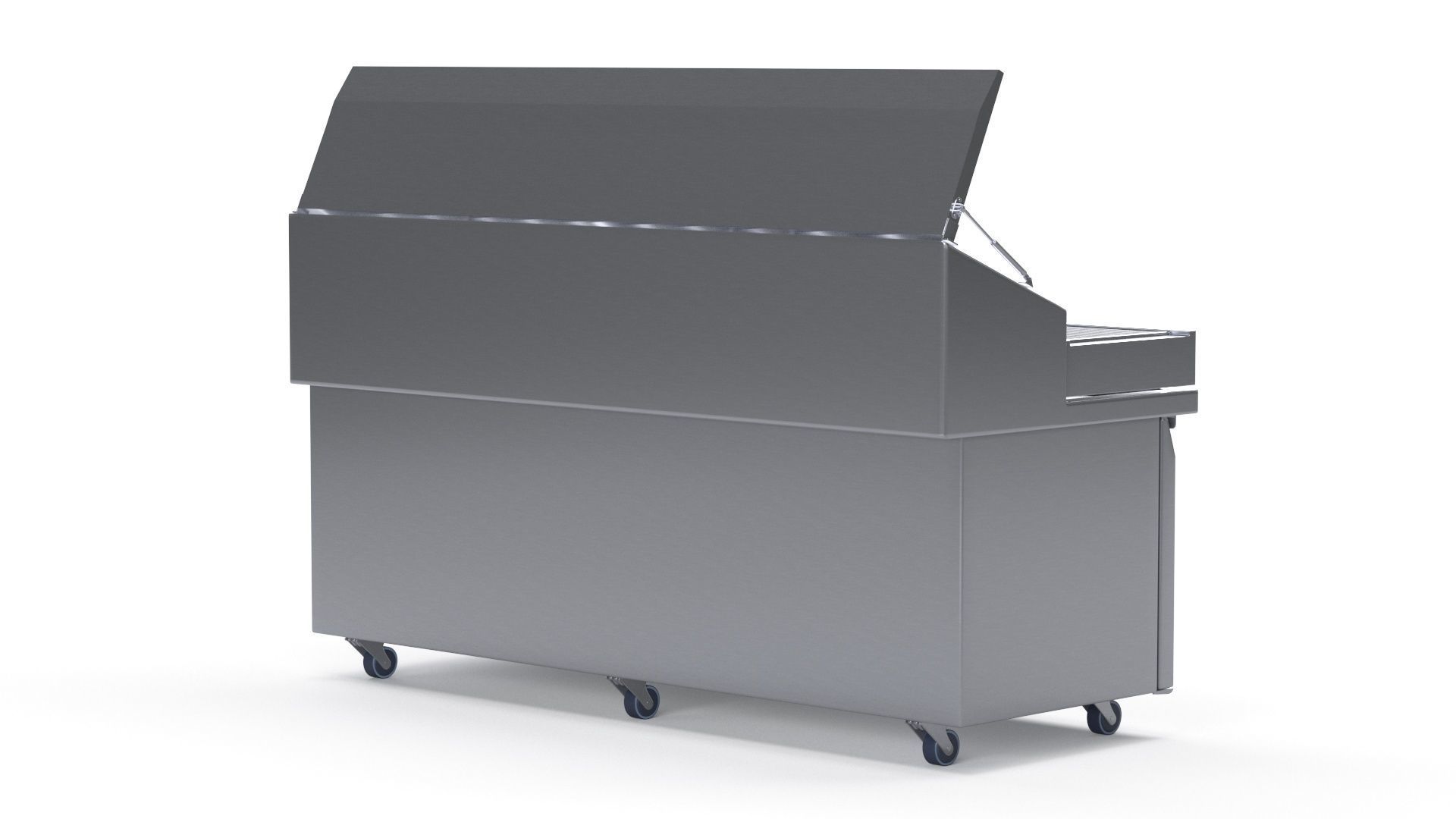 U-Line Pizza Prep Table Refrigerators Ucpt588-Ss61A 3D model_20