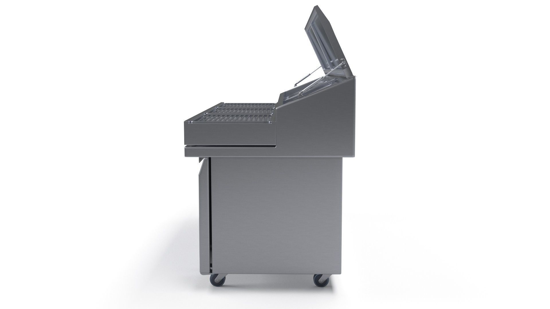 U-Line Pizza Prep Table Refrigerators Ucpt588-Ss61A 3D model_7