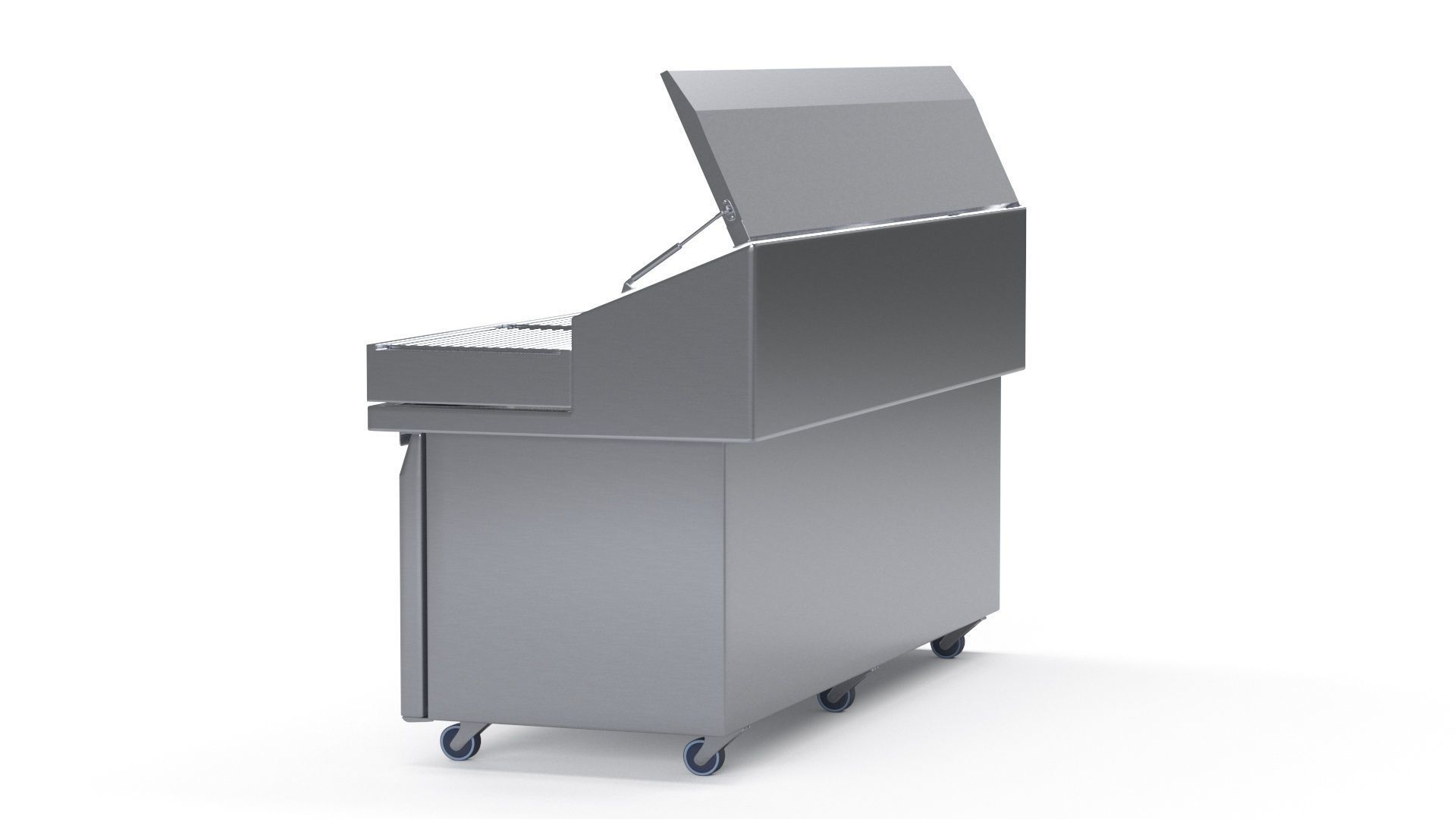 U-Line Pizza Prep Table Refrigerators Ucpt588-Ss61A 3D model_24