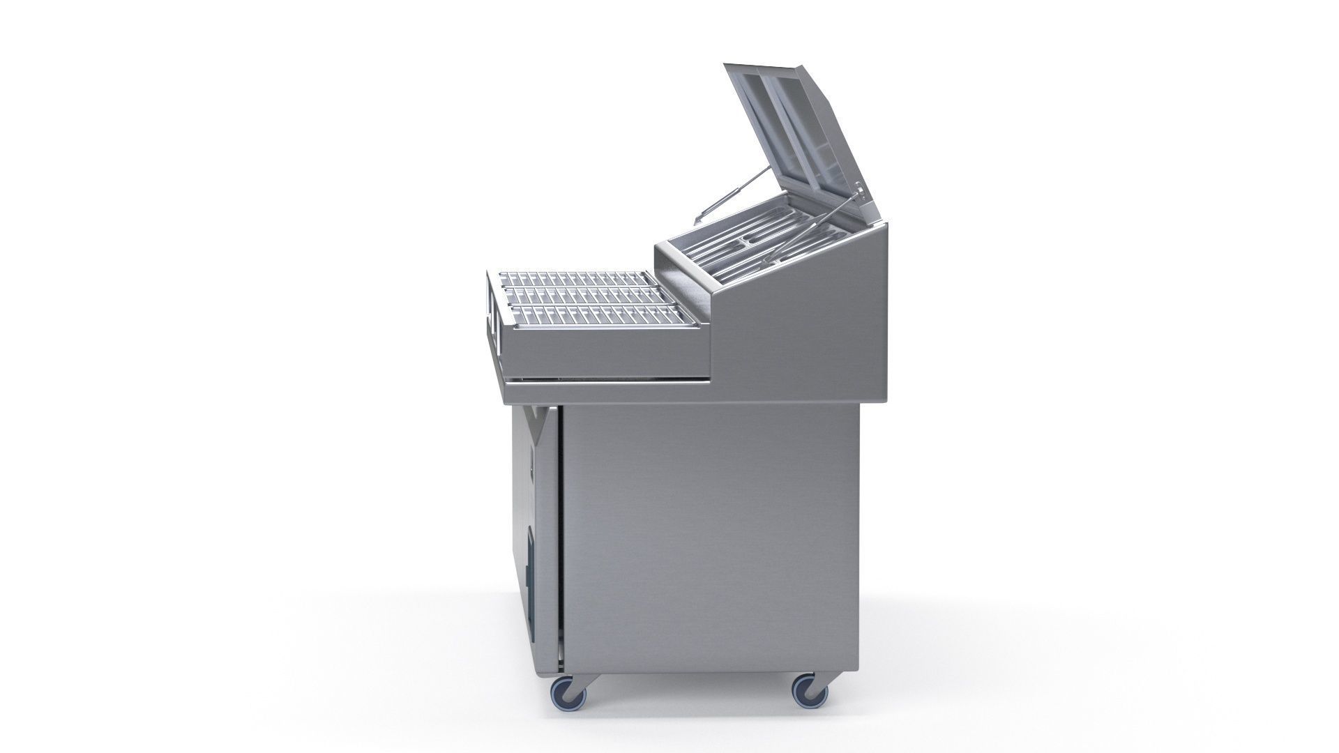 U-Line Pizza Prep Table Refrigerators Ucpt588-Ss61A 3D model_25