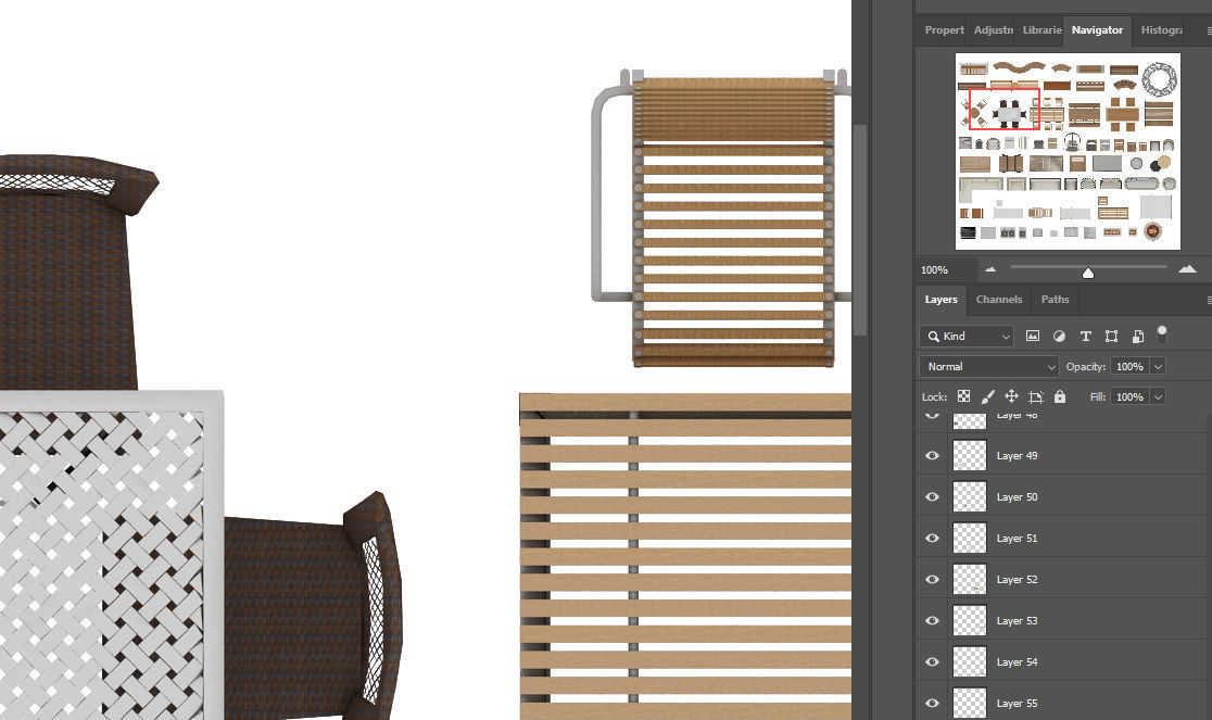 2D Outdoor top view Furniture Plans PNG PSD PDF 65 layers  Texture_2