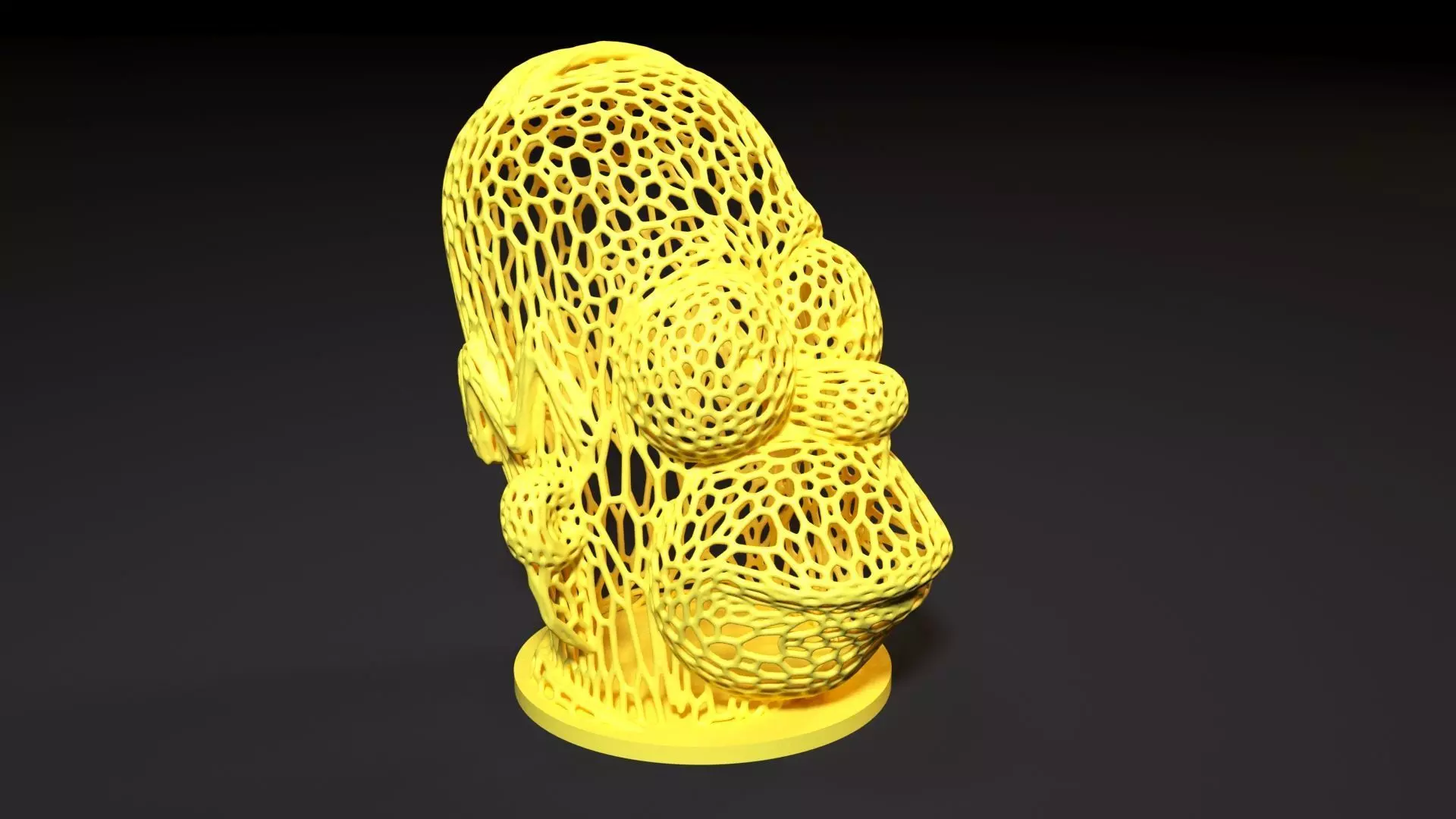 Homer Simpson 3D print model