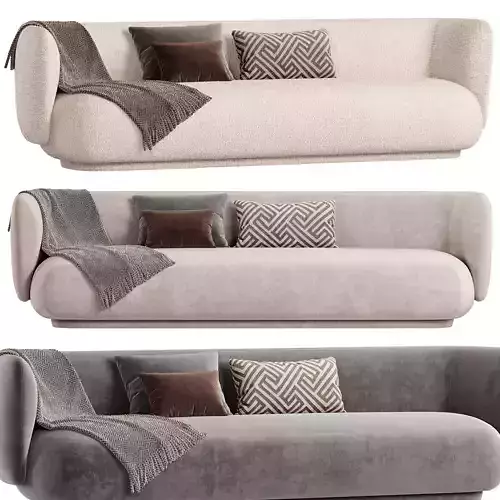  RICO 4 SEAT SOFA 3D model