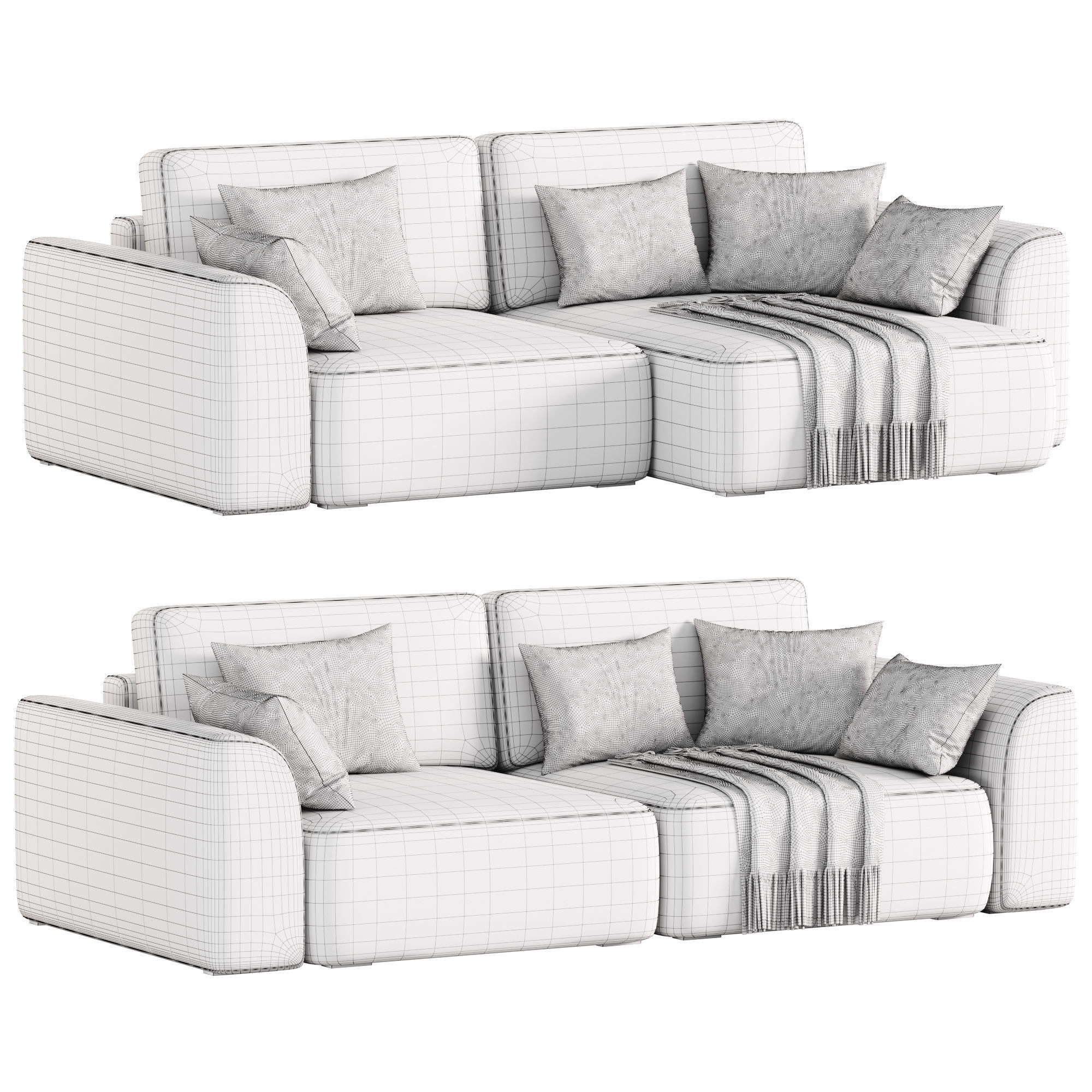 Sofa Space Soft Beige 3D model_3