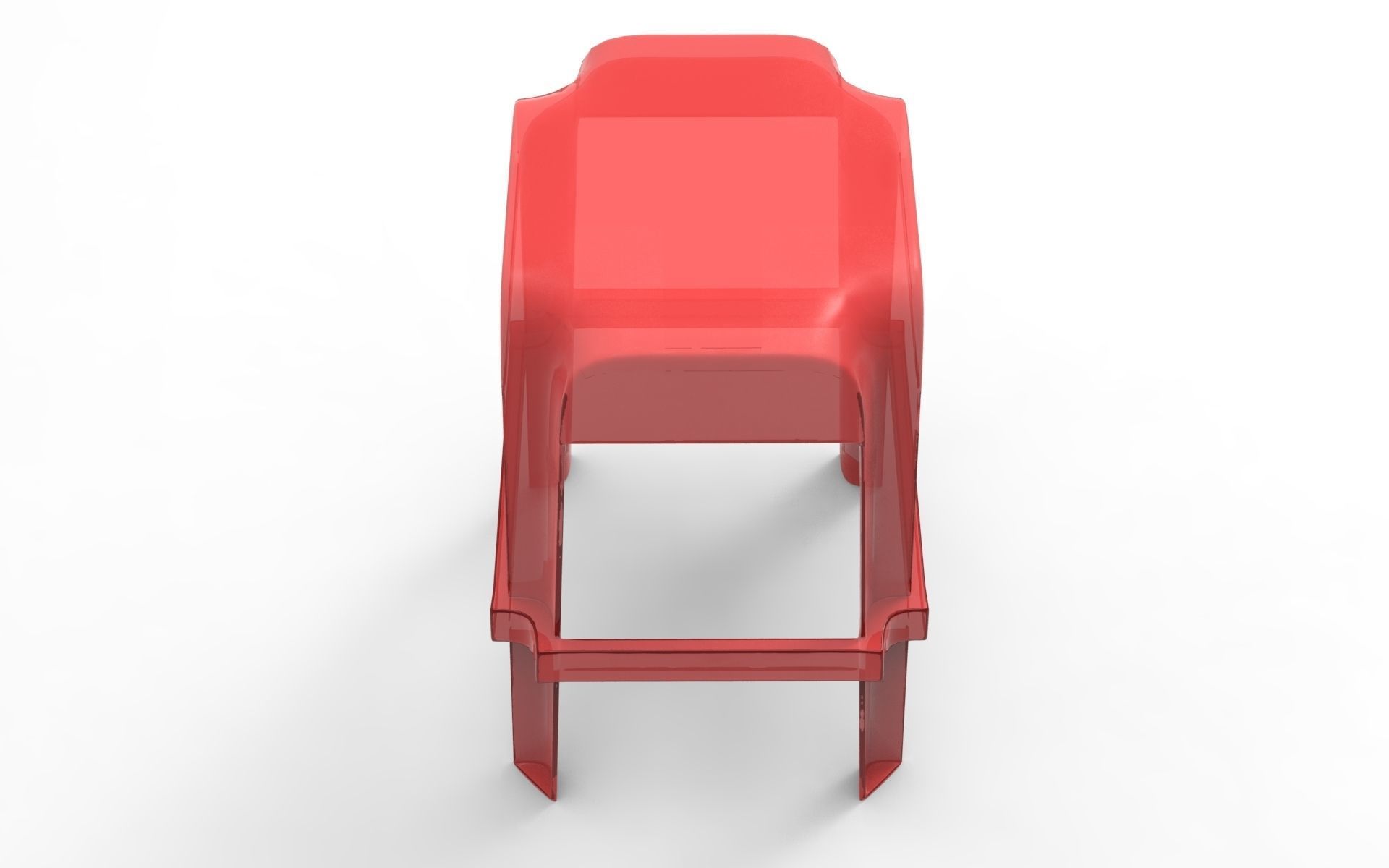Ruba Bar Stool Low-poly 3D model_3