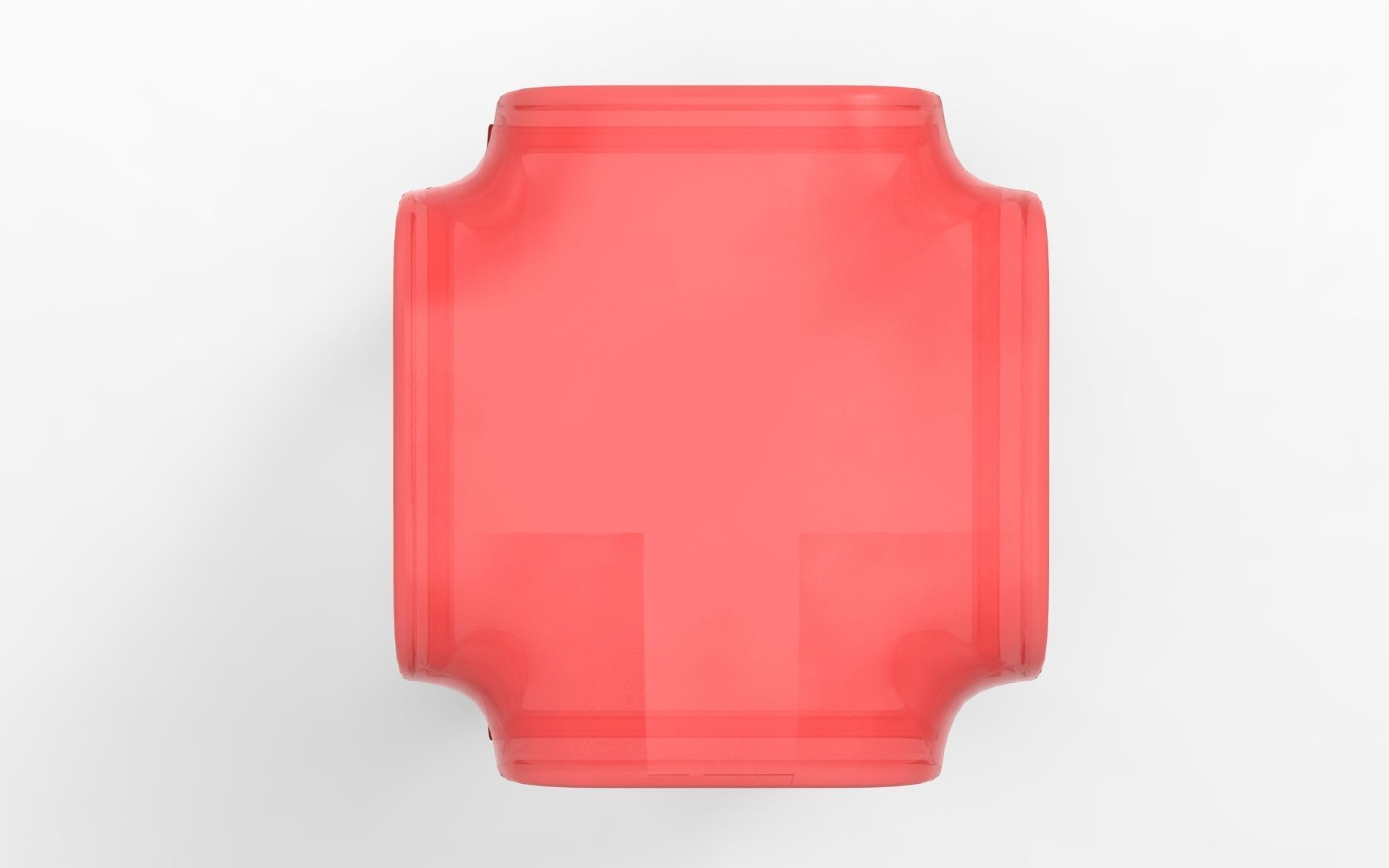 Ruba Bar Stool Low-poly 3D model_4