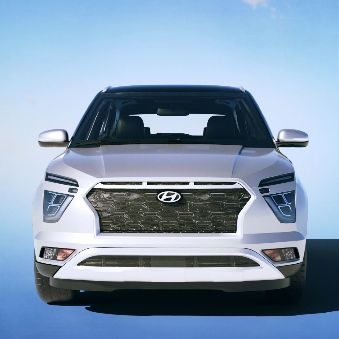 Hyundai ix25 2020 Low-poly 3D model_4