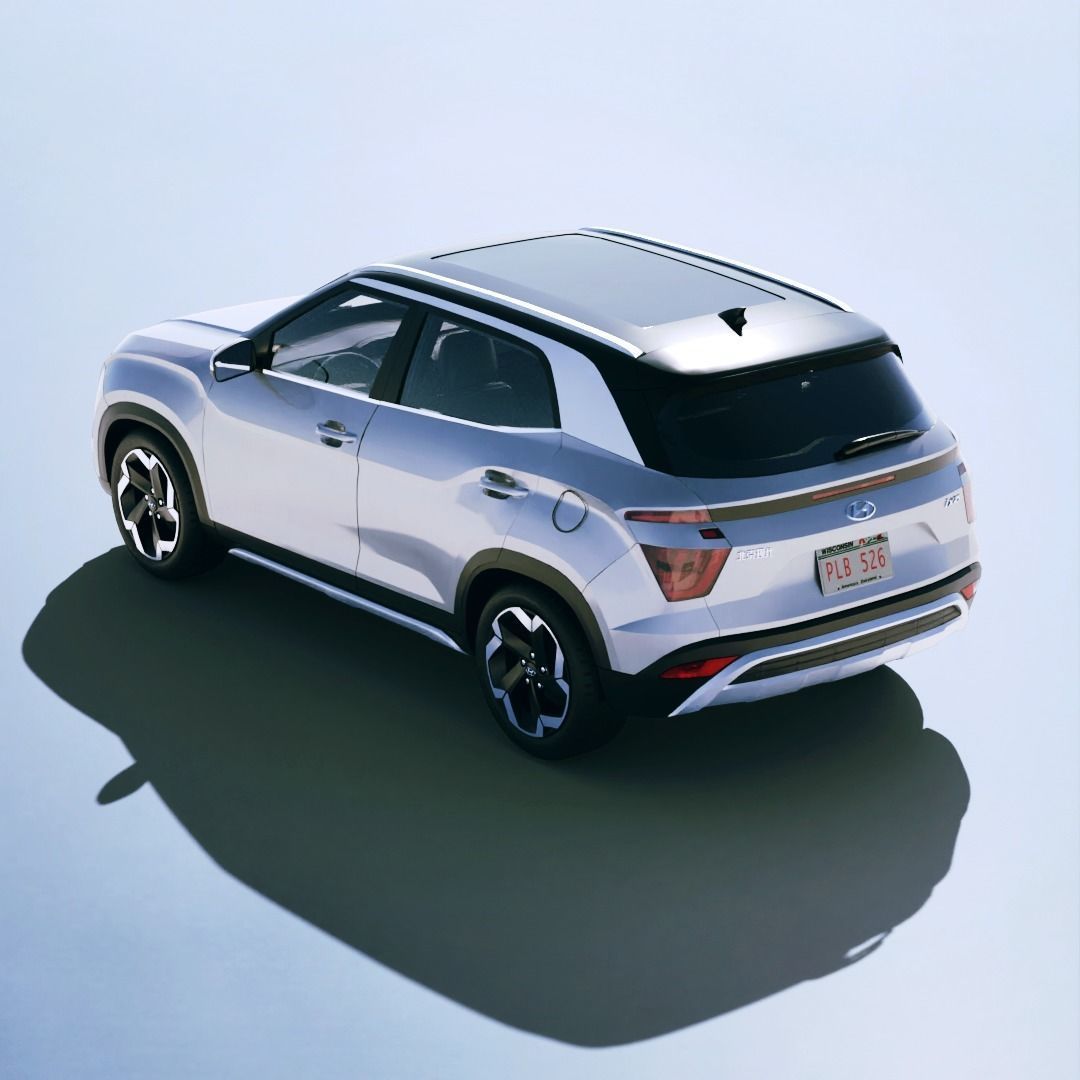 Hyundai ix25 2020 Low-poly 3D model_1