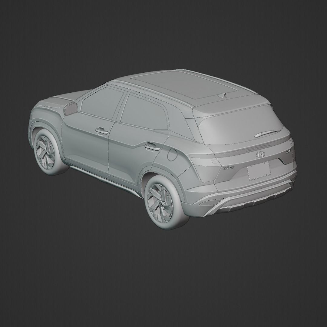 Hyundai ix25 2020 Low-poly 3D model_6