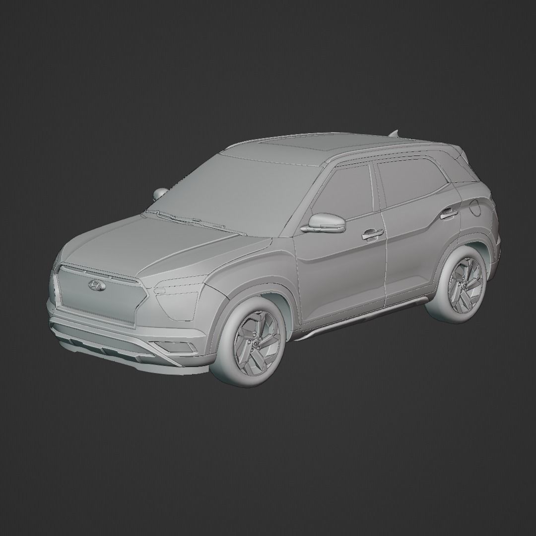 Hyundai ix25 2020 Low-poly 3D model_5