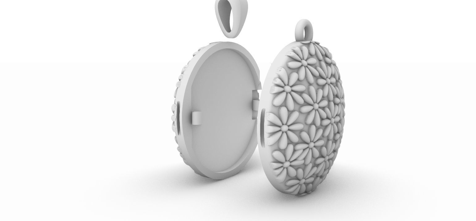 Flower Reliquary Relicario Photo Holder 3D model 3D printable | CGTrader