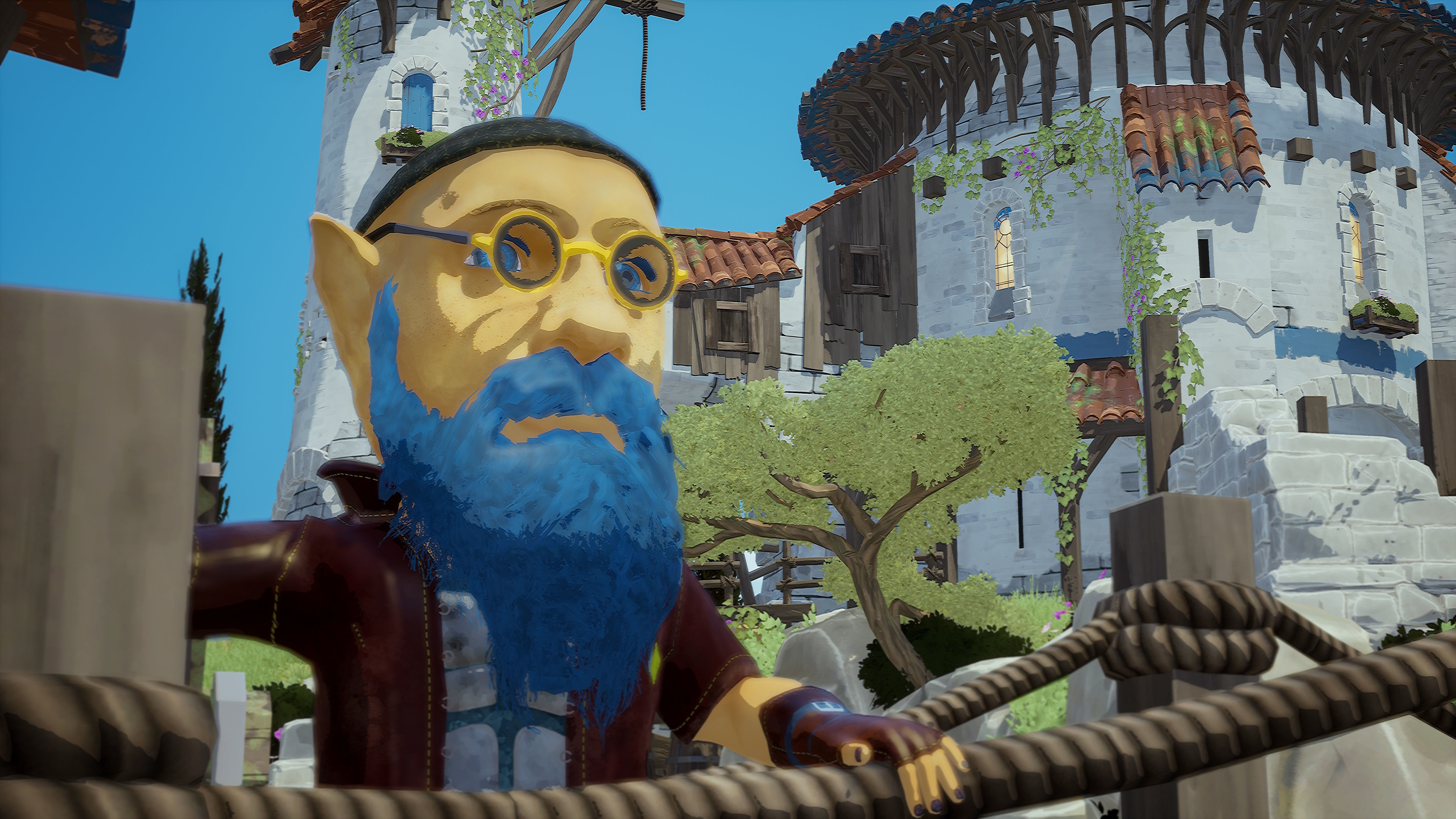 Stylized Dwarf Low-poly 3D model_12