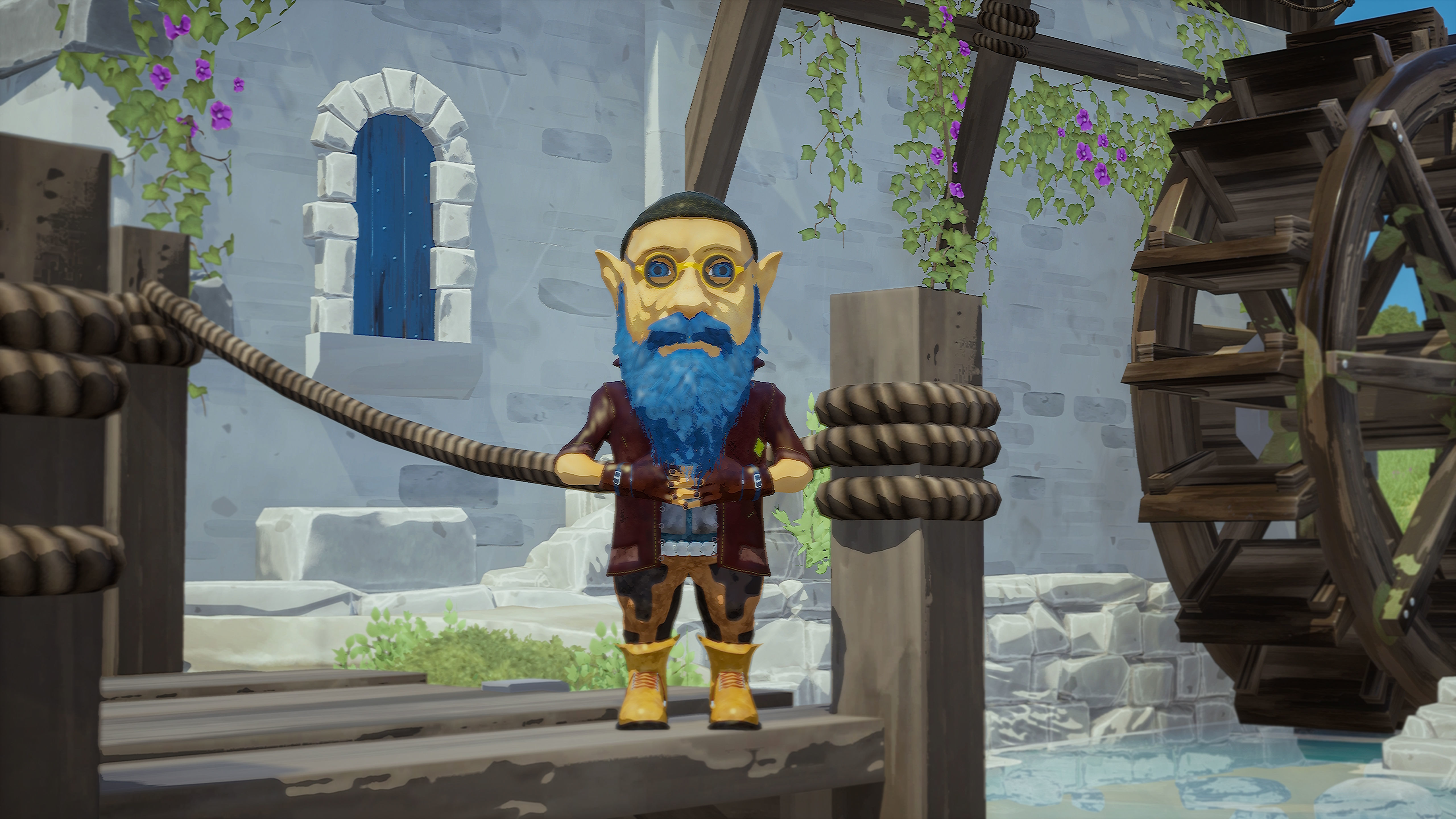 Stylized Dwarf Low-poly 3D model_13