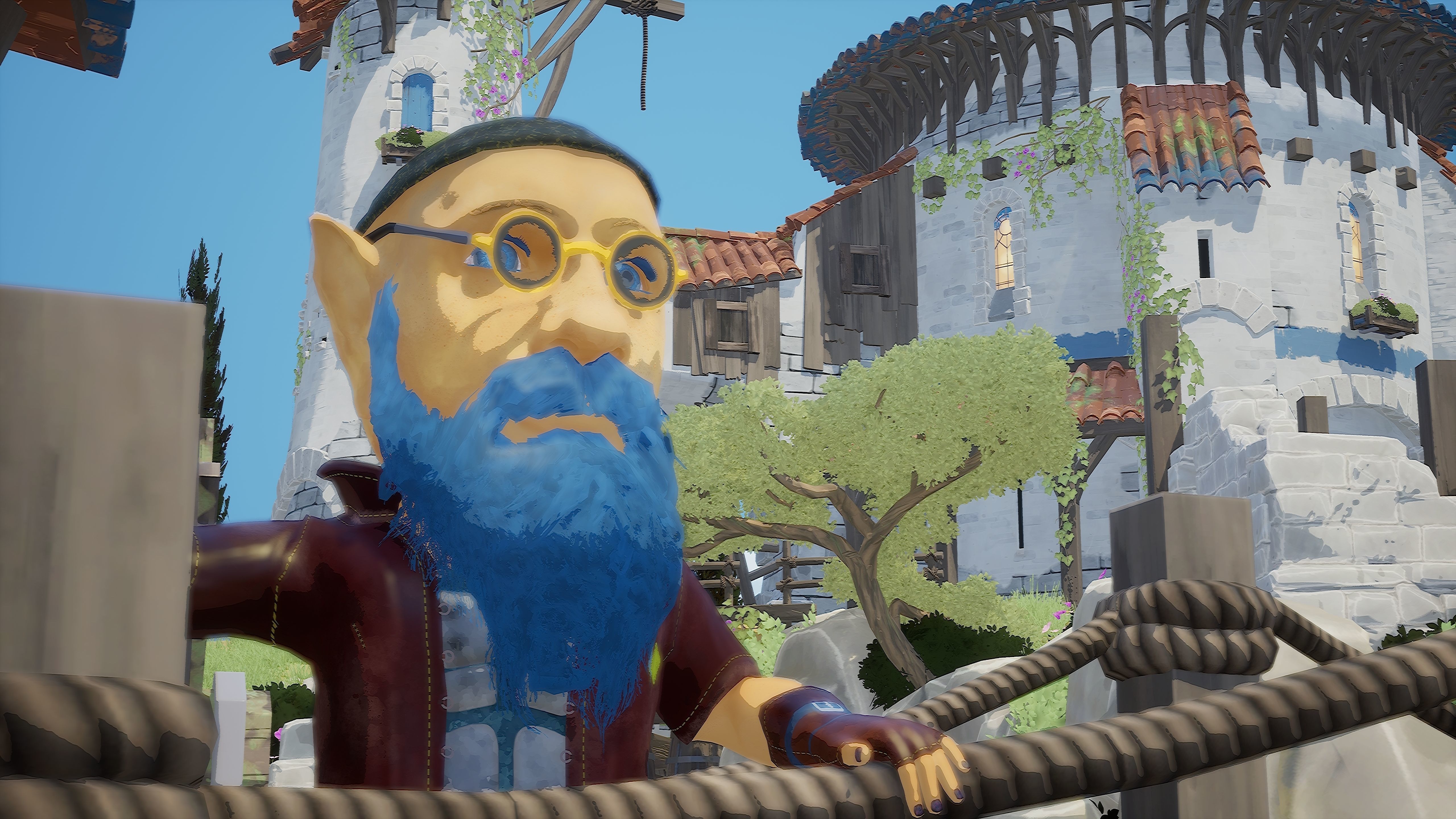 Stylized Dwarf Low-poly 3D model_9