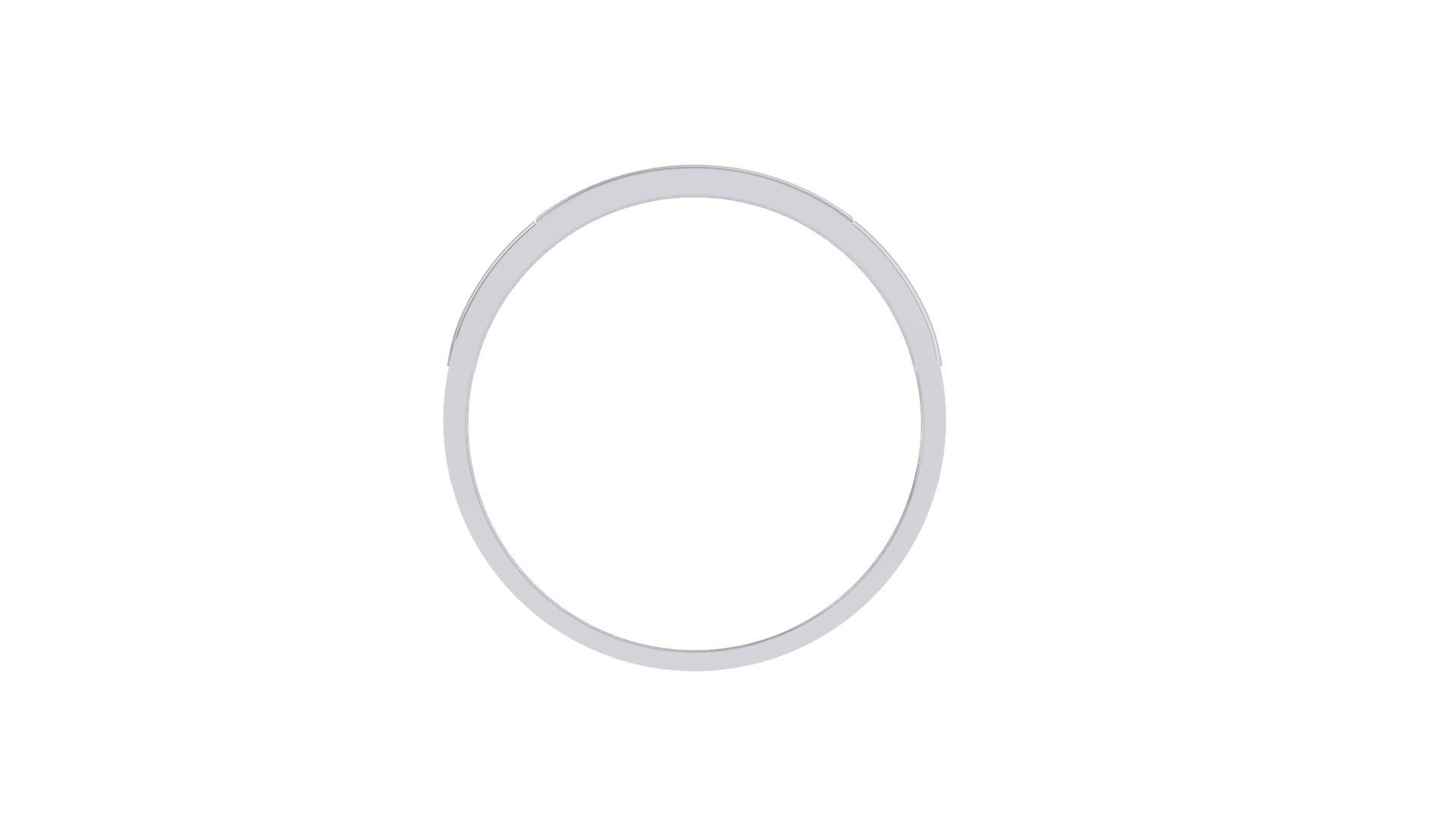 Minimalist Light wt Diamond Women ring 3dm stl obj gltf glb 3mf  3D print model_12