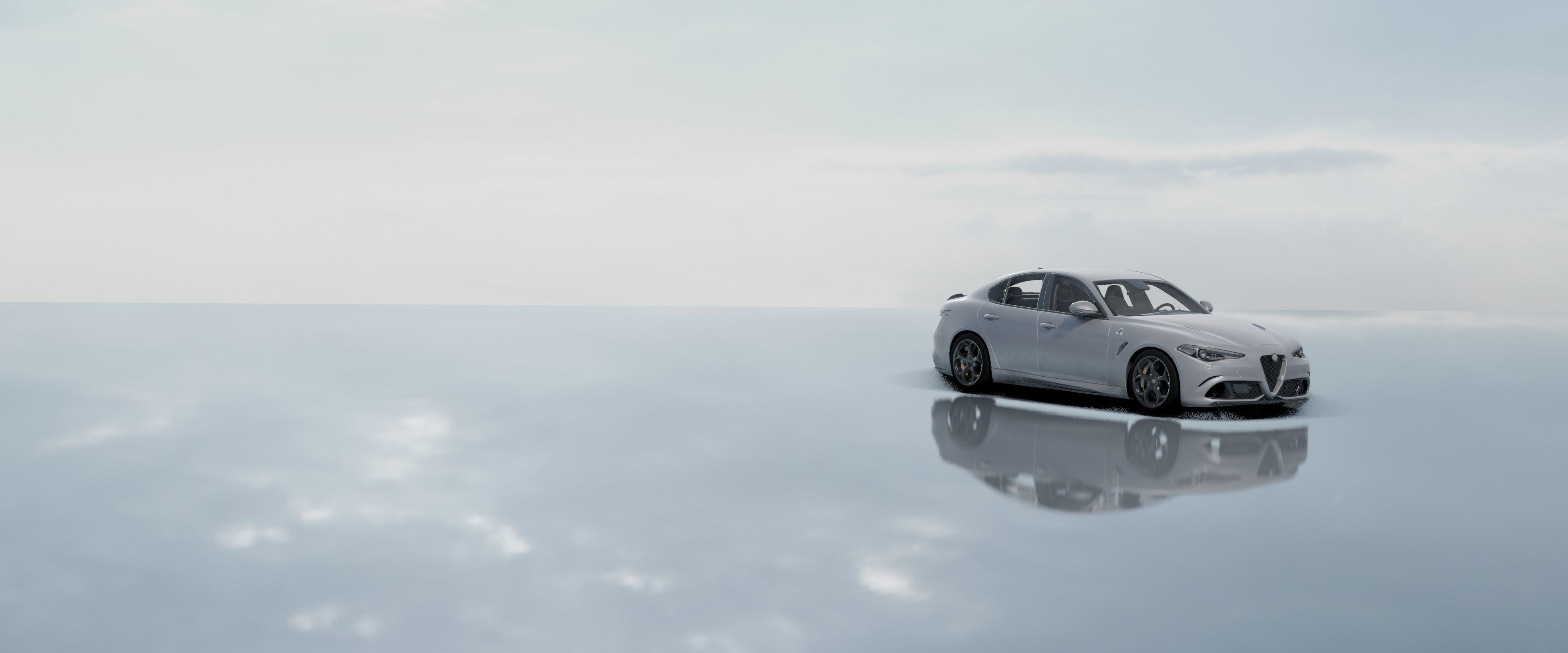 Alfa Romeo Giulia Quadrifoglio- Photorealistic Low-poly 3D model_45