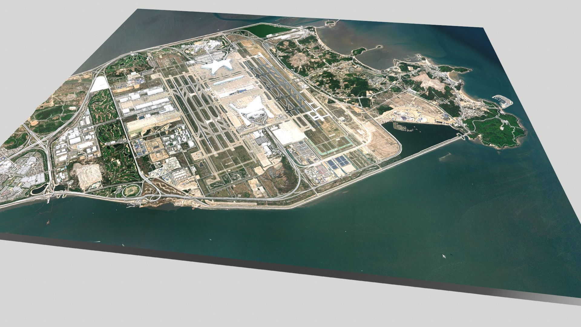 Incheon International Airport Seoul South Korea 3D model_5