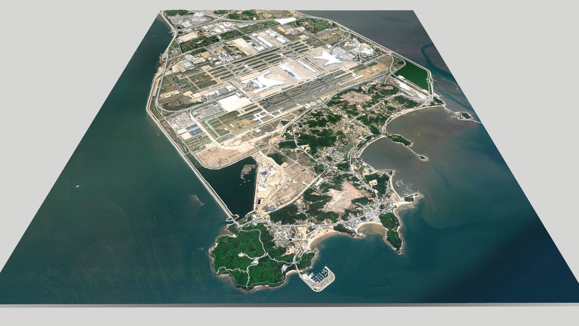 Incheon International Airport Seoul South Korea 3D model_4