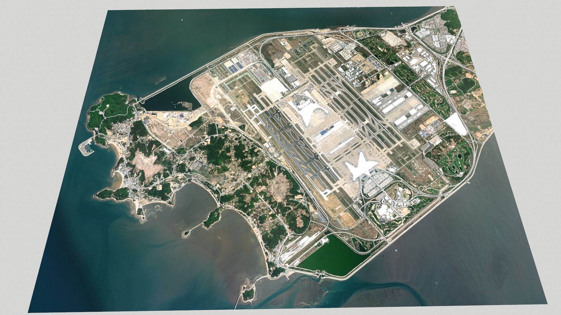 Incheon International Airport Seoul South Korea 3D model_2