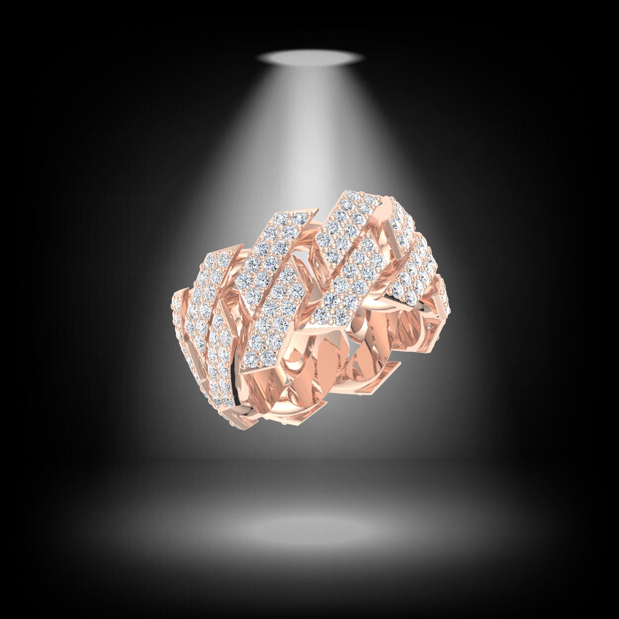 CUBAN RING 3D print model_5