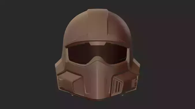 HELLDIVERS 2 HELMET STL Printable version 3D print model