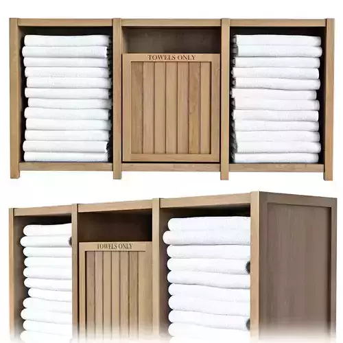 Chest of drawers for towels