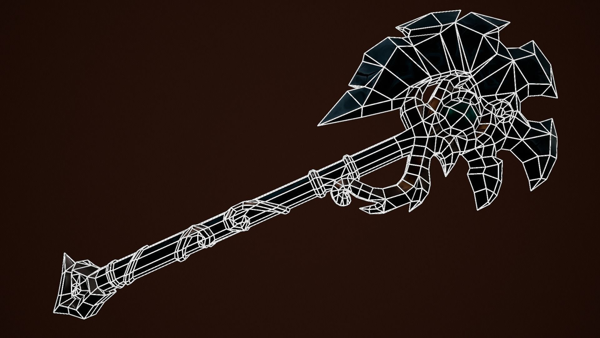 Mega Pack Stylize Weapons Low-poly 3D model_9