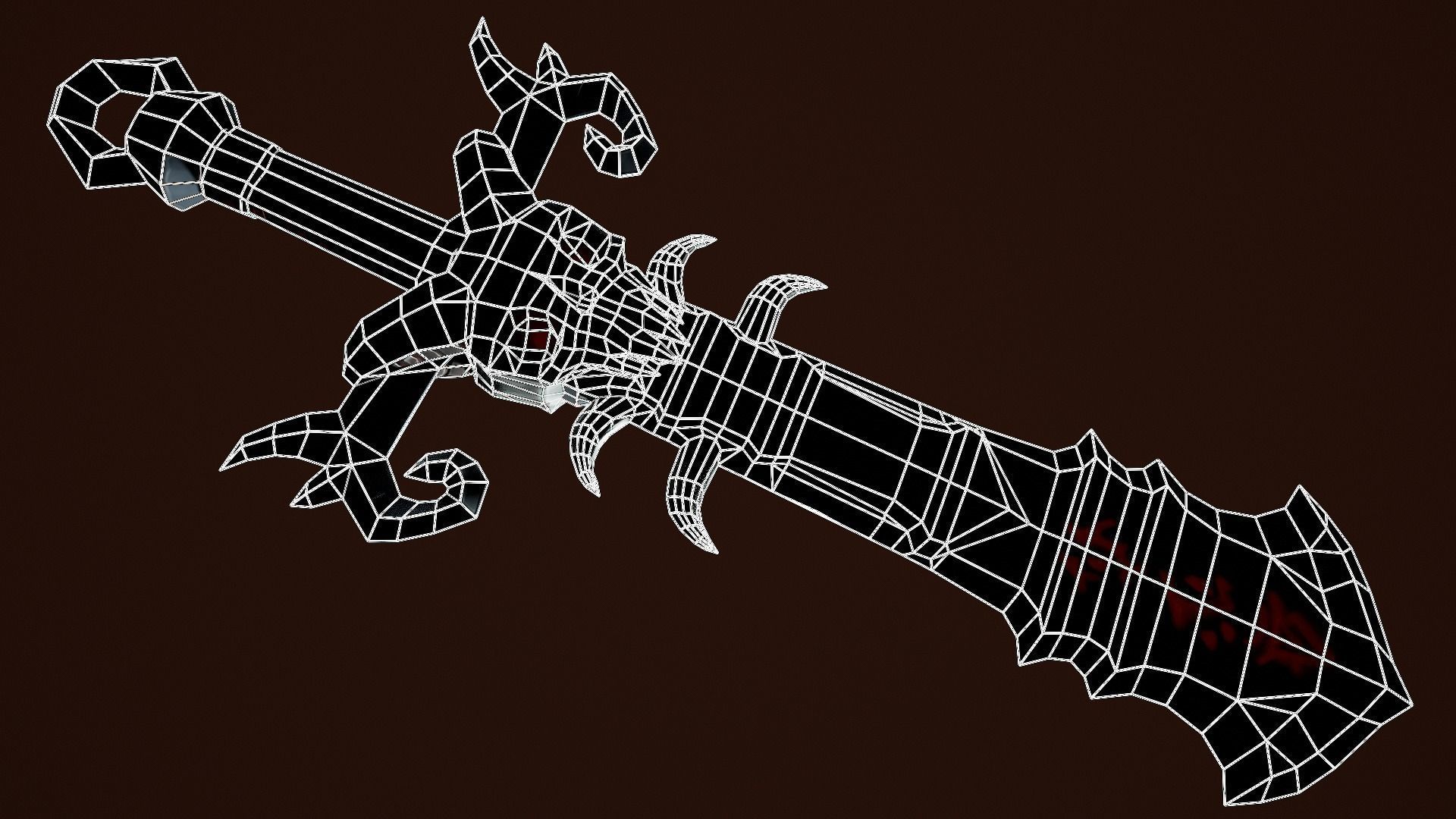 Mega Pack Stylize Weapons Low-poly 3D model_15